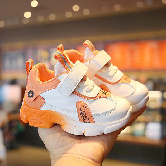 أحذية رياضية كاجوال مقاومة للاهتراء مقاس . Size 20-31 Children's Casual Wear-Resistant Sneakers,