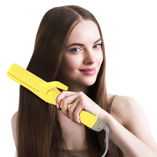Titanium Plates Curling Iron Negative Hair 
