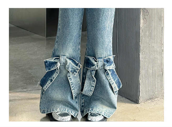 Girls Spring and Fall New Fashionable Casual Jeans 