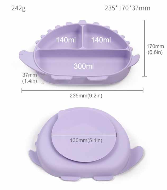 Dinosaur Silicone Baby Feeding Supplies for Toddlers 