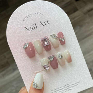 Custom High Quality-أظافر صناعية ماسية