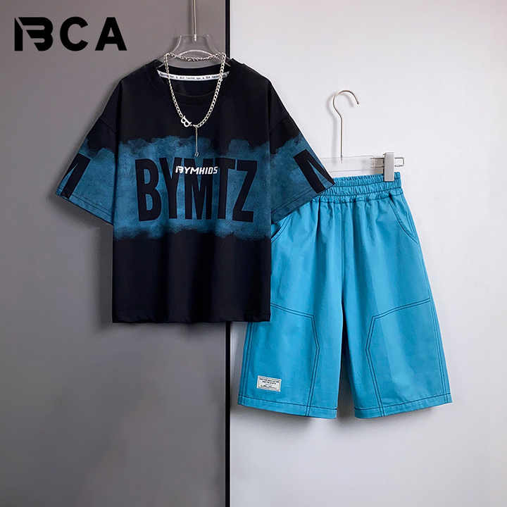 Men's T-shirt, boys' set 