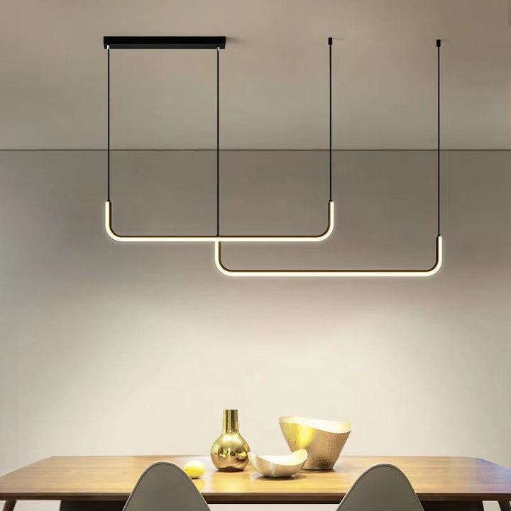 Modern aluminum pendant 