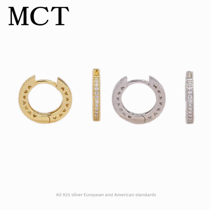 قرط حلقي بسيط-simple hoop earring