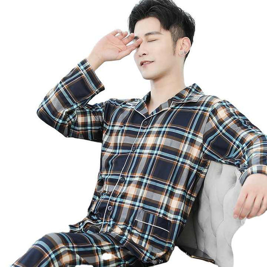 Men's long-sleeved sleepwear 