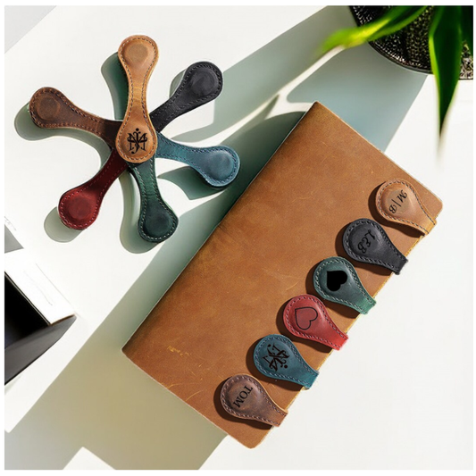 RTS Leather Magnetic Bookmark-علامة مرجعية