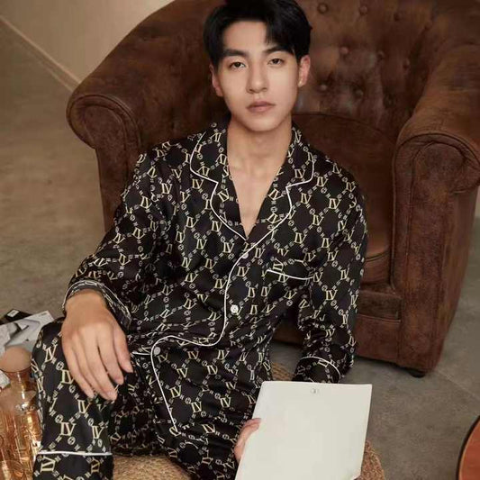 ملابس نوم رجالي, بيجامات رجالي صيفية فاخرة . Men's Sleepwear, Luxury Summer Men's