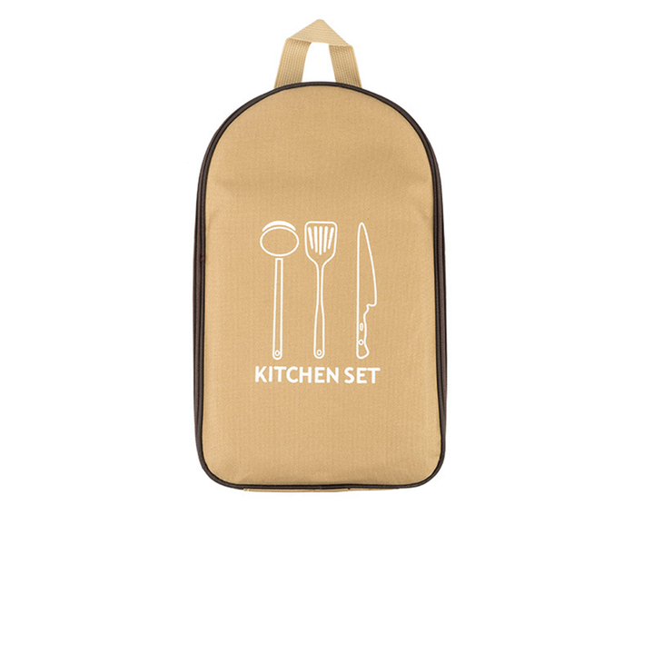 Portable Outdoor Camping Kitchen Utensil Storage Bag. 