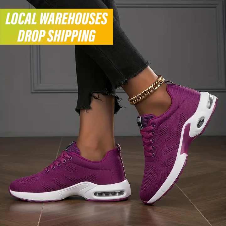 Comfortable women's flat sneakers 