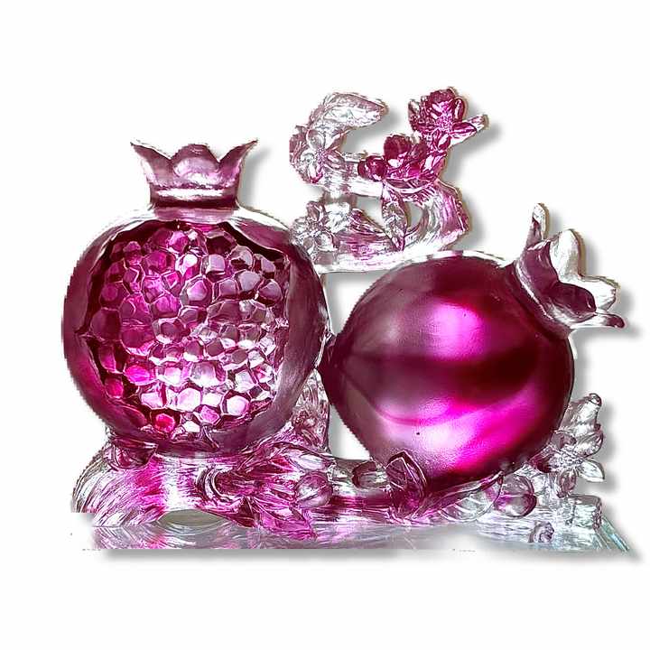 Ornament Souvenir Crystal Glass زينة تذكارية من الرمان الكريستالي