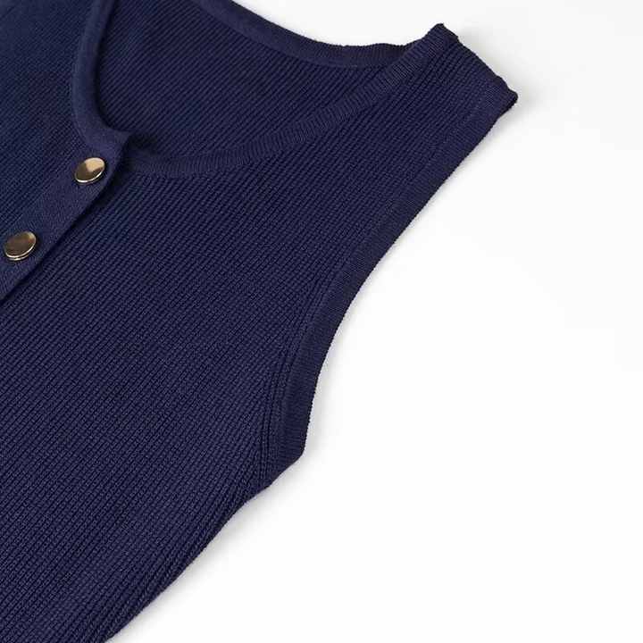 Women's Clothing Summer  -فستان محبوك بسيط