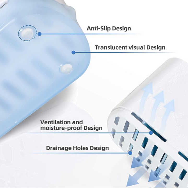 Wholesale Home Kitchen Tools Dish Brush Holders Storage Sink Organizer Plastic Storage Box 