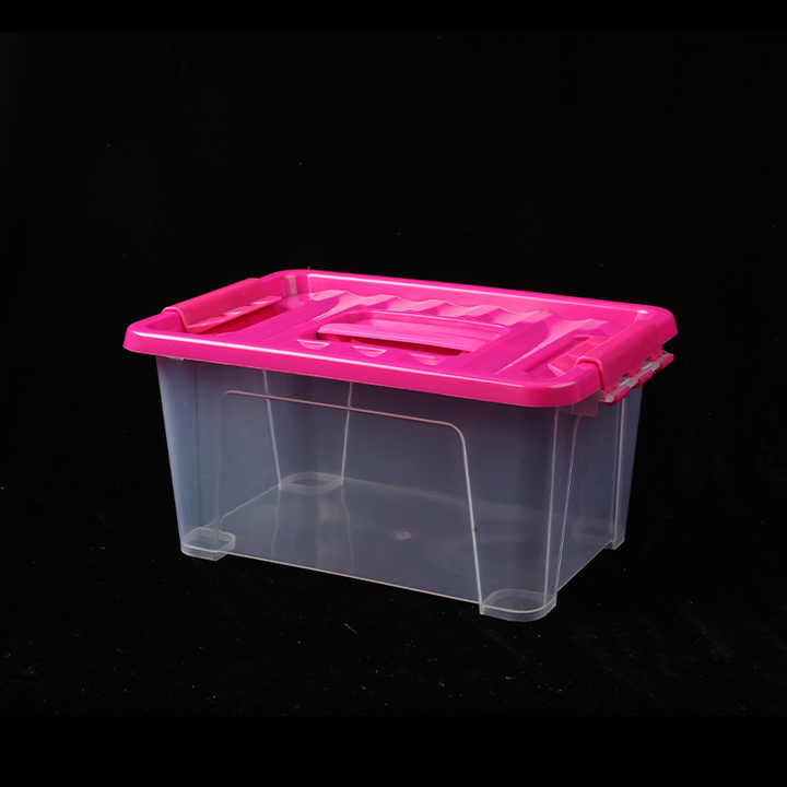 Multipurpose clear plastic storage boxes