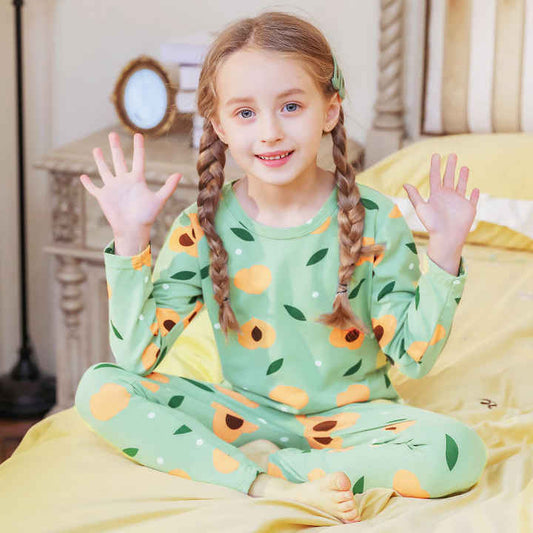 Children's cotton pajamas 