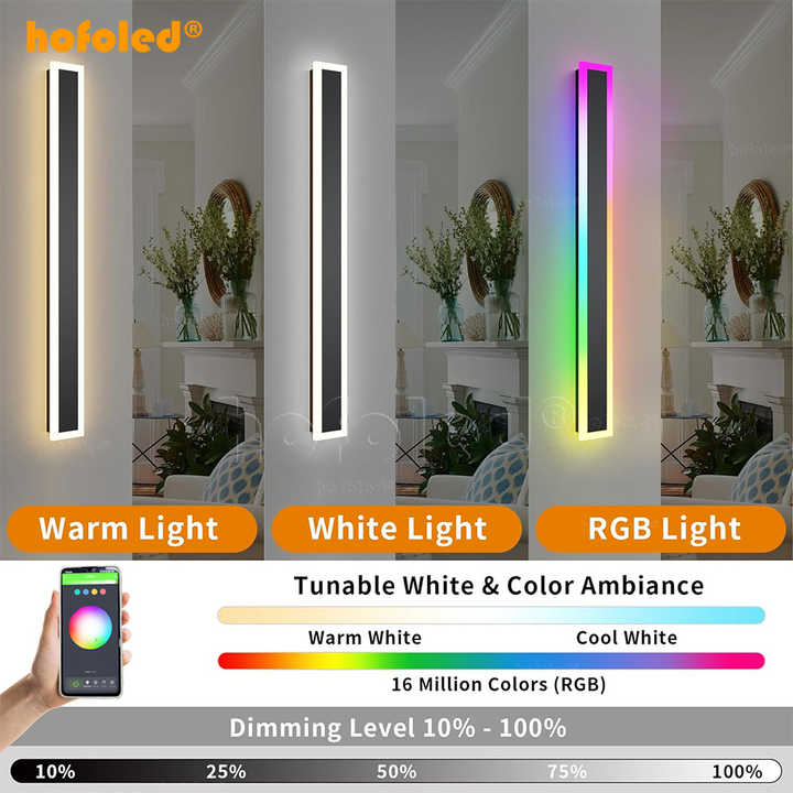 Waterproof outdoor wall lights 