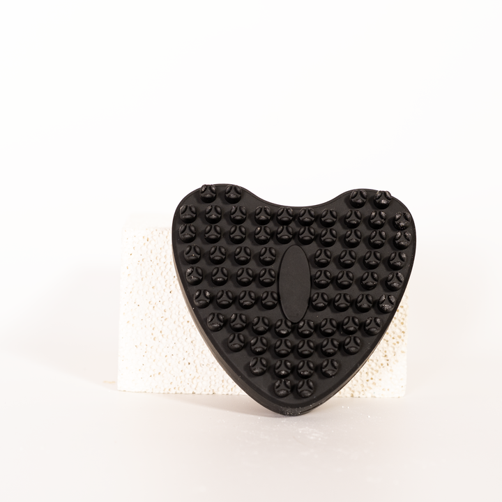 Heart-Shape Silicone Hairbrush with-فرشاة شعر سيليكون