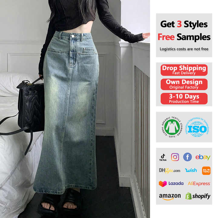 Women's Summer Denim Skirt