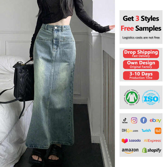 Women's Summer Denim Skirt