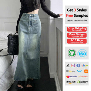 Women's Summer Denim Skirt