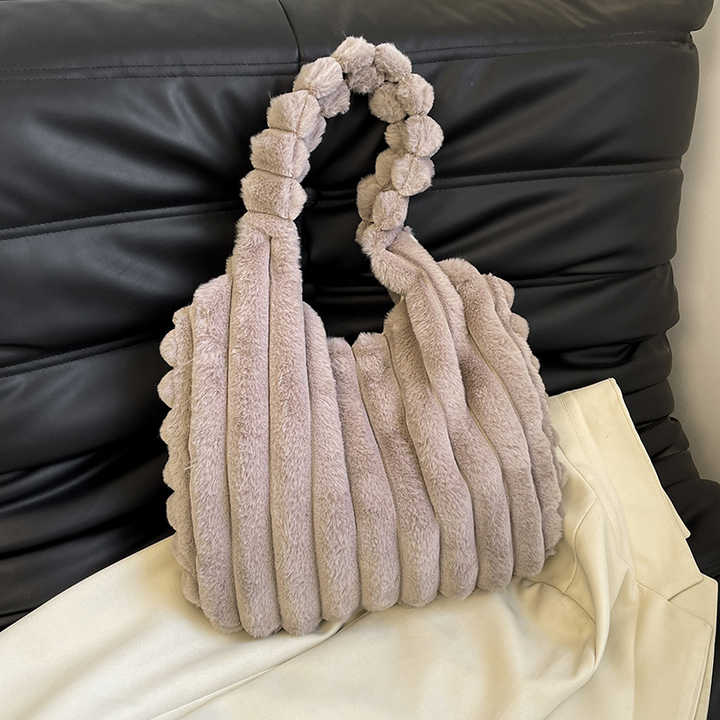 Simple and soft autumn handbag