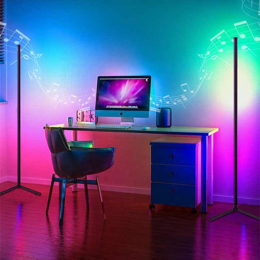 مصباح أرضي قائم بذاته بحامل ثلاثي القوائم . Nordic Modern Decorative Tripod Standing Floor Lamp