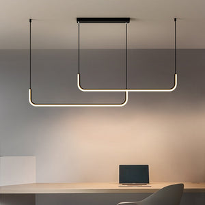 Modern aluminum pendant 