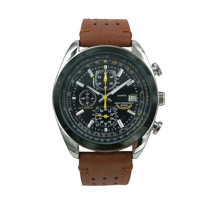 أحدث ساعة رجالية عالية الجودة كوارتز متعددة . Latest High Quality Men's Quartz Multifunctional 6