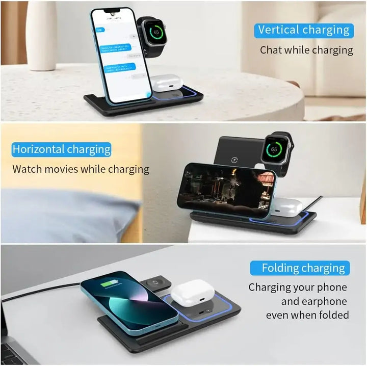 Wireless charging base . قاعدة شحن لاسلكية