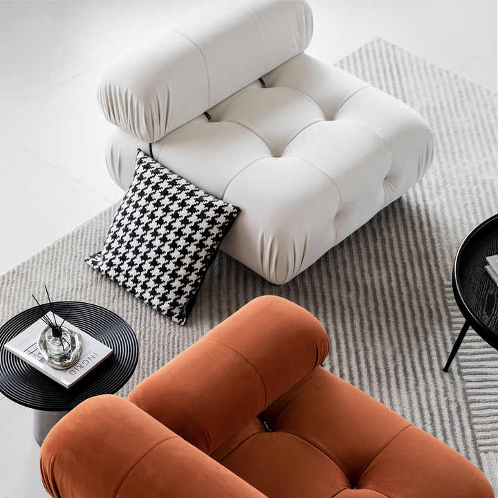 Hot sale modern furniture corner sectional sofa. 