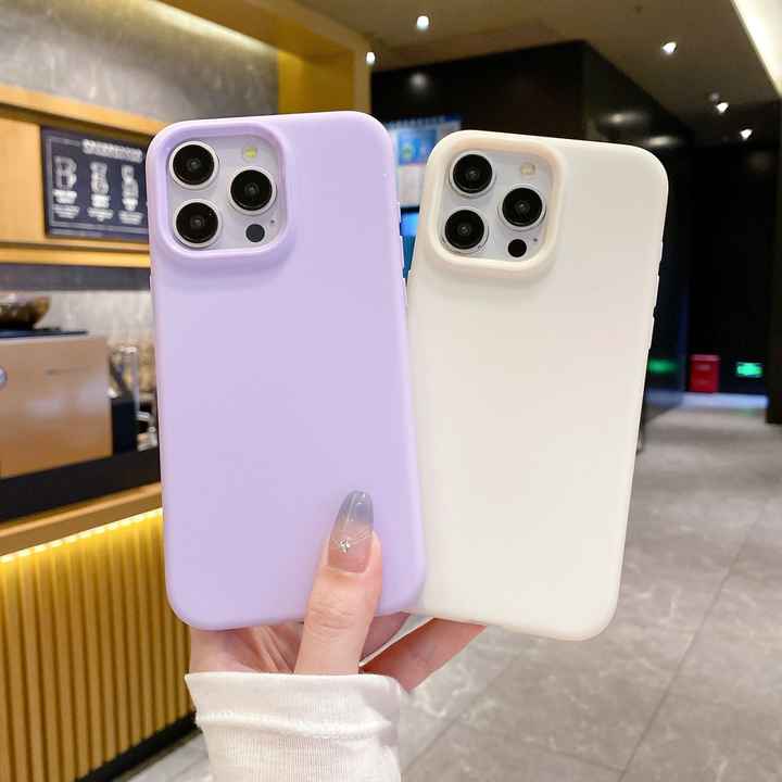 Food Grade Injection Candy Cute Color Liquid Silicone Case for iPhone X 11 12 13 14 15 16 Pro Max 
