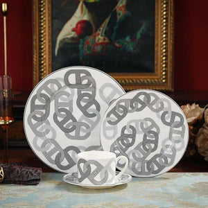 Ceramic dining room set plates 