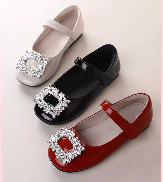 Girls Mary Jane Flat Shoes 