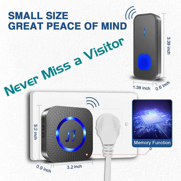 Wireless smart doorbell 