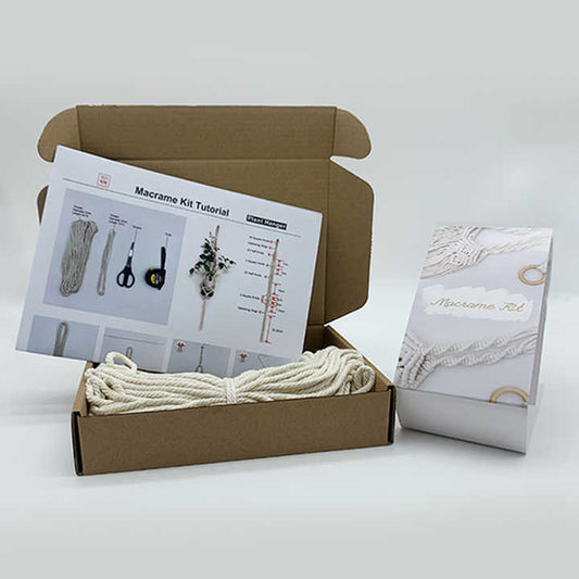 أدوات يدوية من خيوط القطن المكرمية  ,Macrame cotton thread hand tools