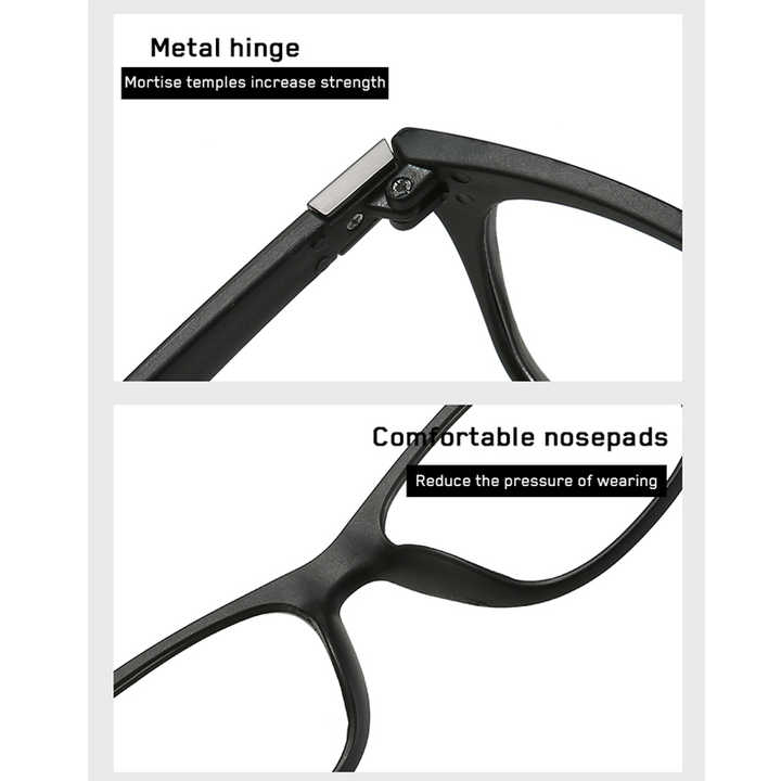 Square light glasses