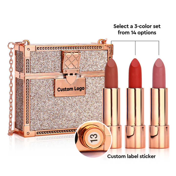 Elegant lipstick bag lips