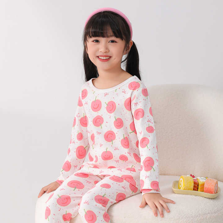 Wholesale Spring Summer Soft Casual Printed Pattern Cotton Boys Pajama Set 