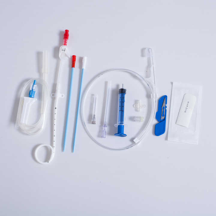 Disposable Straight/Pigtail Medical Drainage Catheter Kit 
