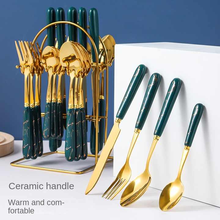 طقم أدوات مائدة من الفولاذ المقاوم للصدأ ,Stainless Steel Cutlery Set