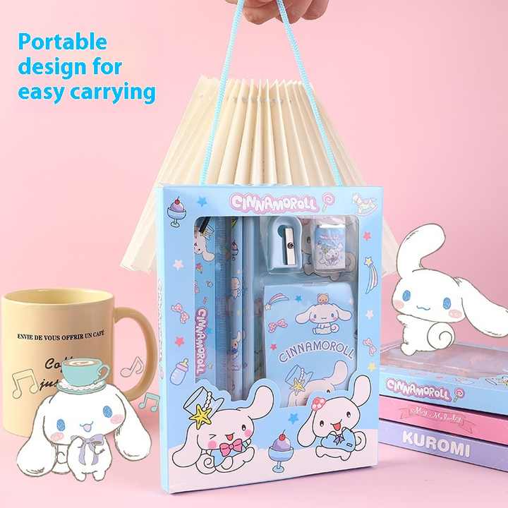 New Sanrio 6 Pieces Stationery Gift Box Set Cross-border 