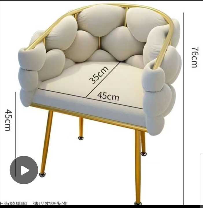 Scandinavian vanity chair for girls comfortable chair for room. 