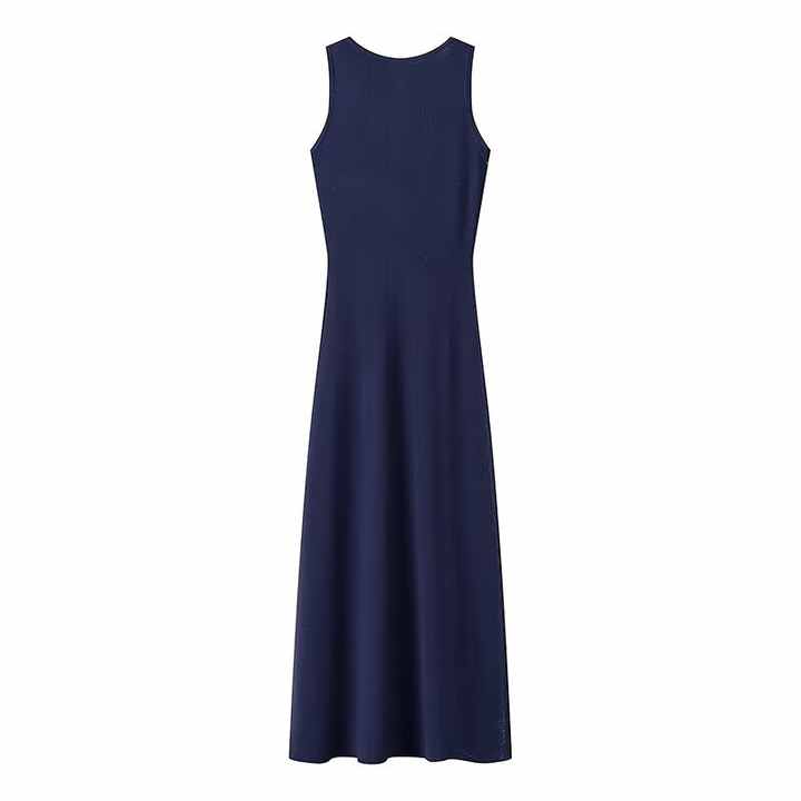 Women's Clothing Summer  -فستان محبوك بسيط
