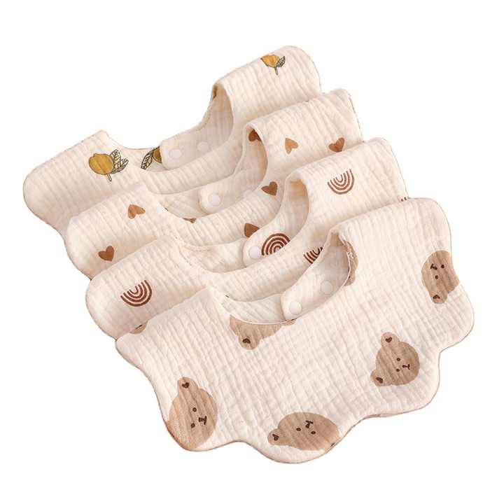 Newborn Organic Cotton-مريلة أطفال حديثي