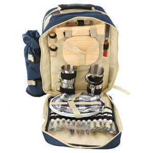Portable Picnic Backpack with Outdoor Camping Tool Kit 