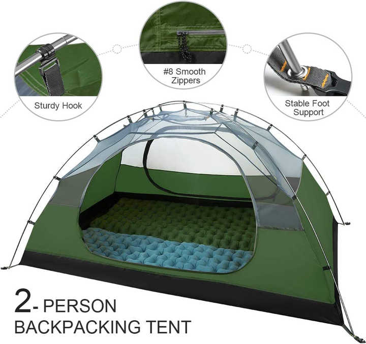 WOQI Professional Waterproof Windproof Lightweight Tent. 