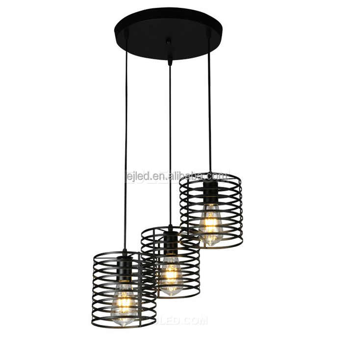 small modern iron chandelier 