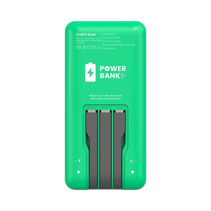 6000mAh Portable Battery Power Bank 