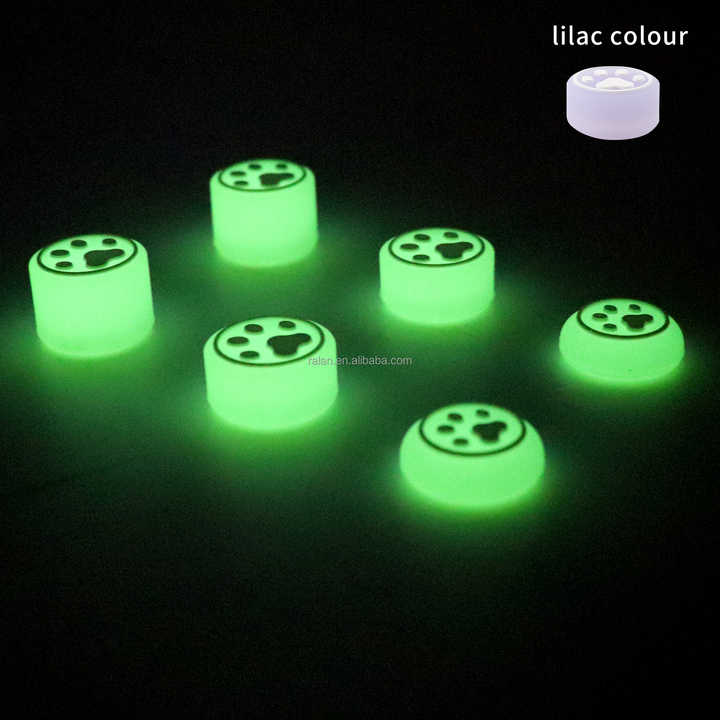 Silicone glow stick pieces 