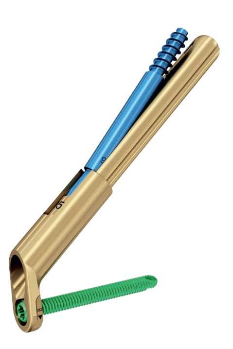 Screw for medical equipment set 