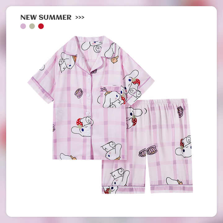 ملابس منزلية غير رسمية للأطفال والفتيات ملابس نوم ناعمة مريحةKids Girls Casual Homewear Soft Comfortable Sleepwear
